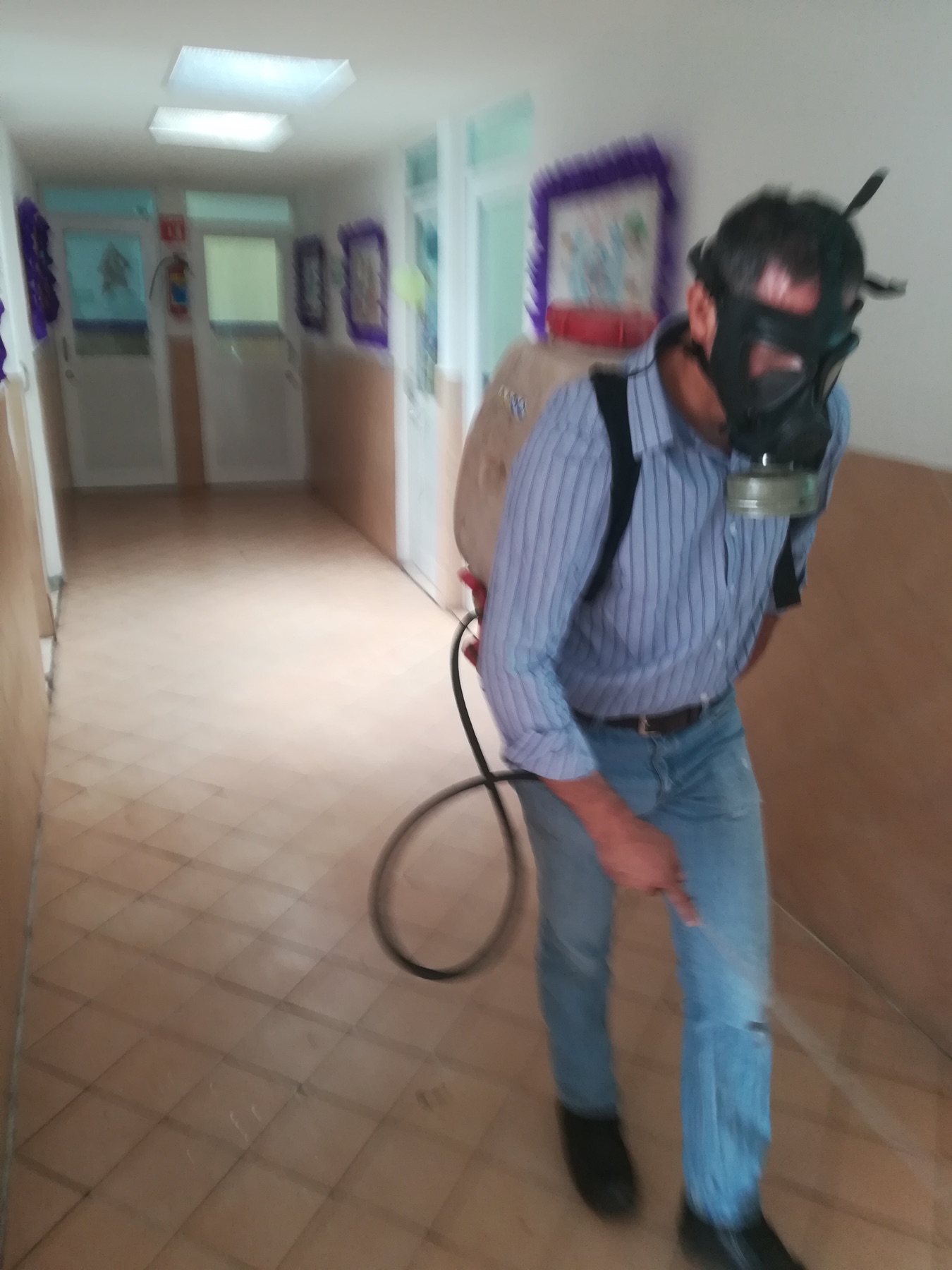 Actividad escolar en las instalaciones