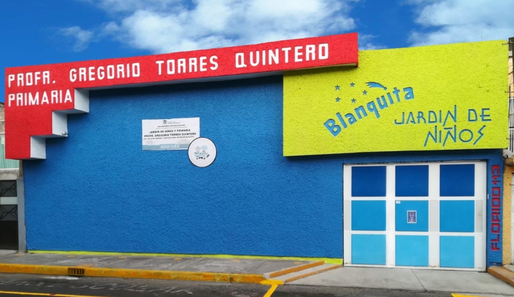 Fachada de las instalaciones del colegio